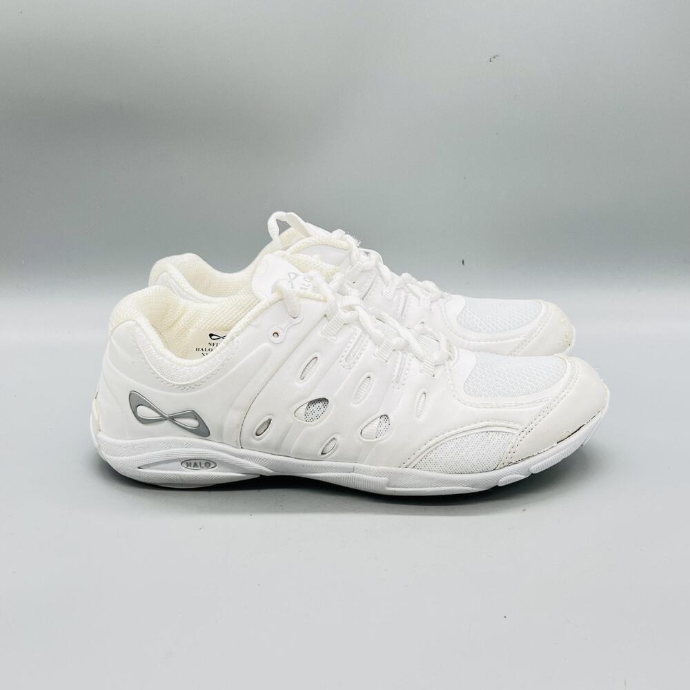 Nfinity Shoes Women 8 White Halo Defiance Cheerleading Athletic Sneakers Comfort